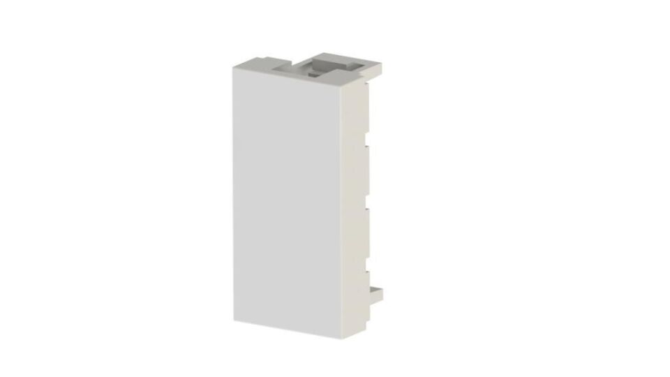 Ne-Ad 45x22,5 mm Boşluk Kapağı | Tek Modül | Kablo Kanalı ve Priz Kutusu Uyumlu | 2054
