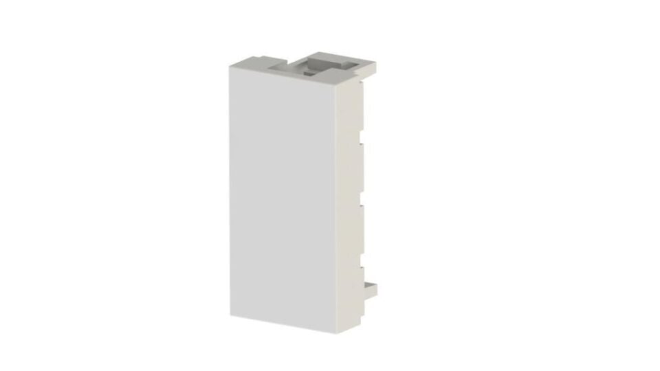 Ne-Ad 45x22,5 mm Boşluk Kapağı | Tek Modül | Kablo Kanalı ve Priz Kutusu Uyumlu | 2054