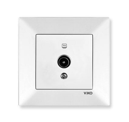 Viko Meridian Beyaz Tv Prizi Meridian Çerçeve Dahil