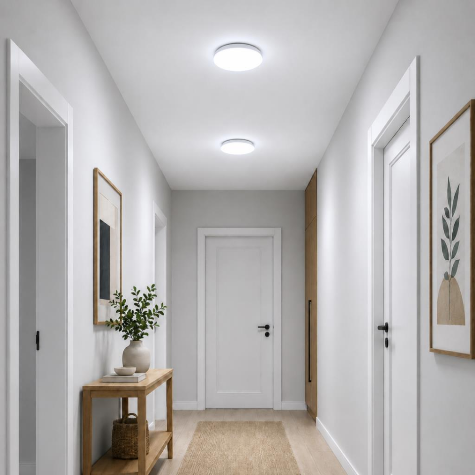 Cata CT-5661 X-Plus 20W LED Panel Beyaz Işık 6500K Ayarlanabilir Yaylı Yuvarlak Sıva Altı Spot
