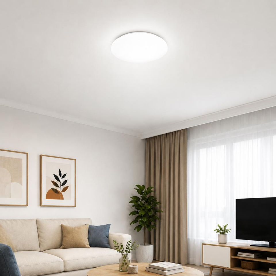Cata CT-5663 X-Plus 35W LED Panel Beyaz Işık 6500K Ayarlanabilir Yaylı Yuvarlak Sıva Altı Spot