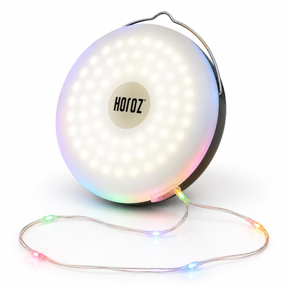 TOTTI LED Şarjlı Kamp Lambası 2W Type-C RGB İp Işıklı S.O.S Modlu