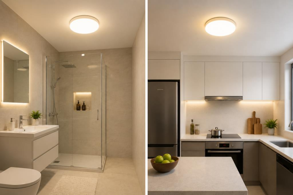 Cata CT-5664 X-Plus 40W Sıva Üstü LED Panel Günışığı Yuvarlak Tavan Armatürü
