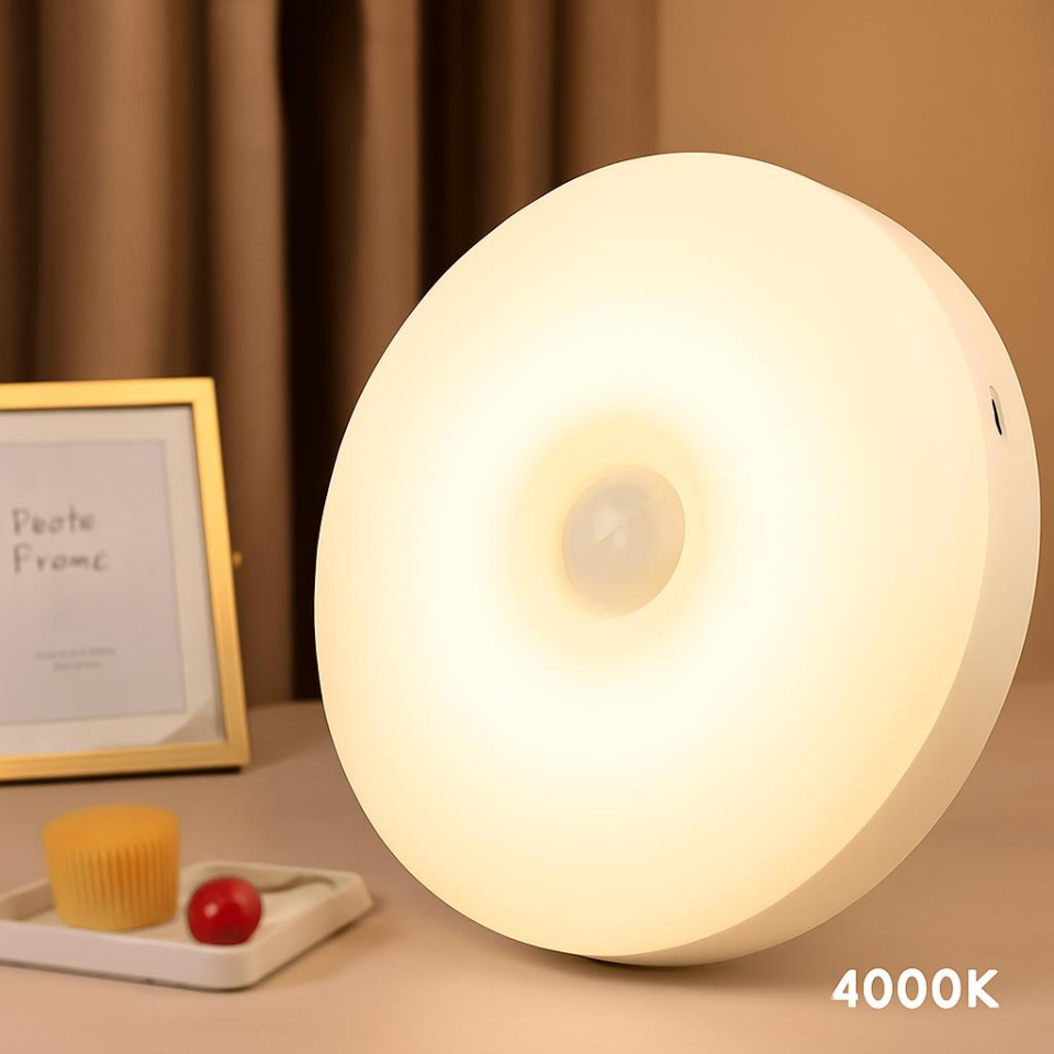 CATA CT-5180 USB Şarjlı Kablosuz Mıknatıslı Sensörlü LED Dolap ve Merdiven Lambası – 4000K Natural Beyaz Işık