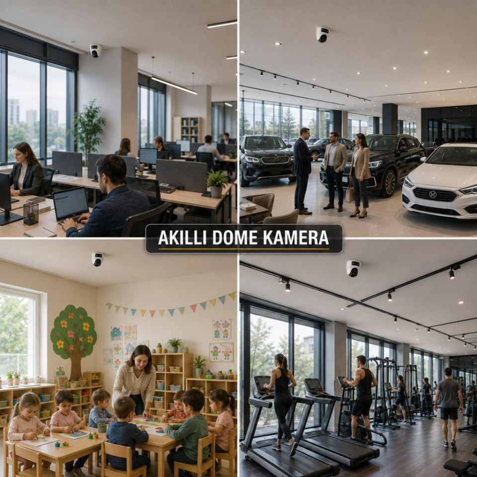CATA CT-4054 4MP Çift Lensli Akıllı Dome Güvenlik Kamerası – Wi-Fi, Gece Görüşü, İnsan Takibi, Çift Yönlü Ses ve Mobil Uygulama Kontrolü