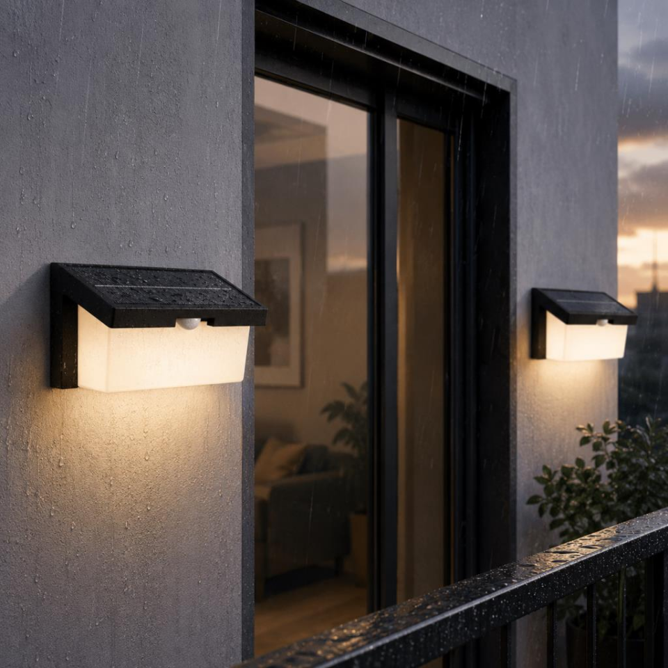 CATA CT-7083 Barbaros Solar LED Duvar Apliği 3000K Sıcak Işık Sensörlü Dış Mekan Bahçe Aydınlatma