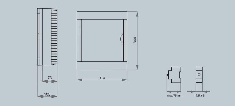 Viko 24'lü Sıvaüstü W Otomat Sigorta Kutusu