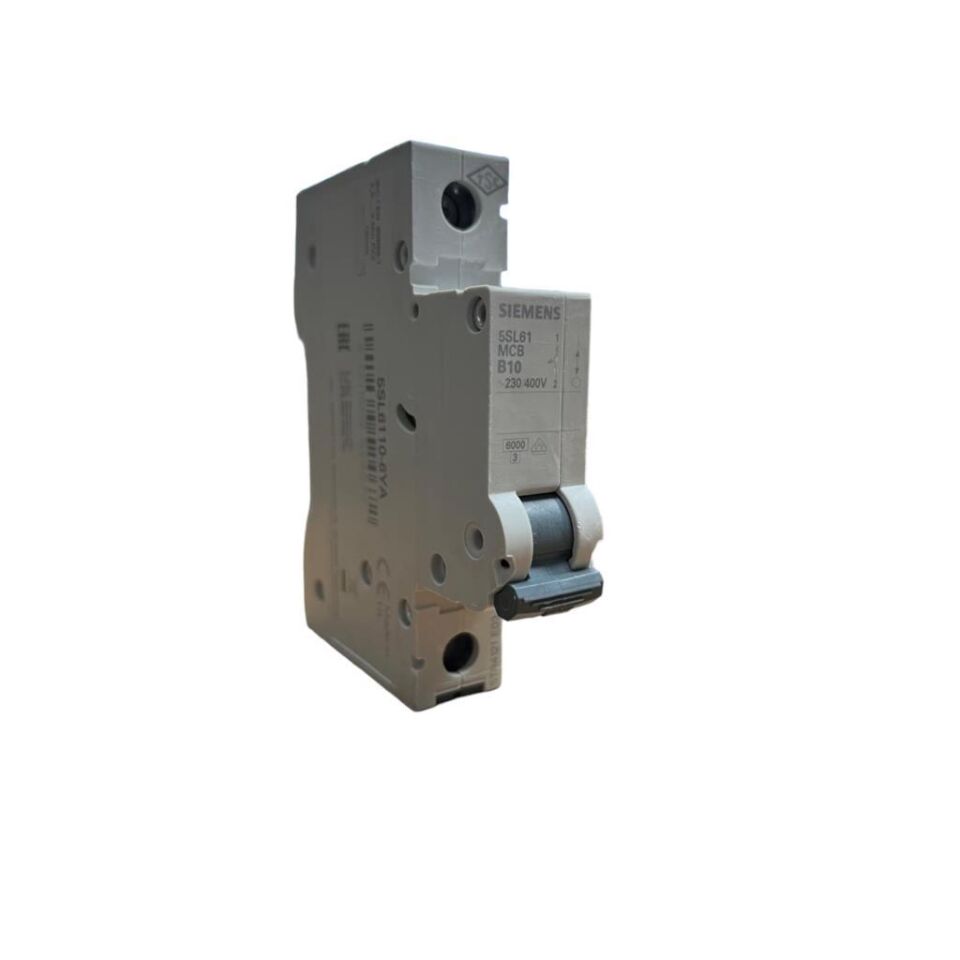 Siemens 5SL6110-6YA 1 Fazlı 10 Amper B Tipi 6Ka Otomatik Sigorta
