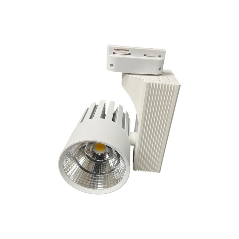 40 Watt Ledli Ray Spot Beyaz Kasa 6500K Beyaz Işık