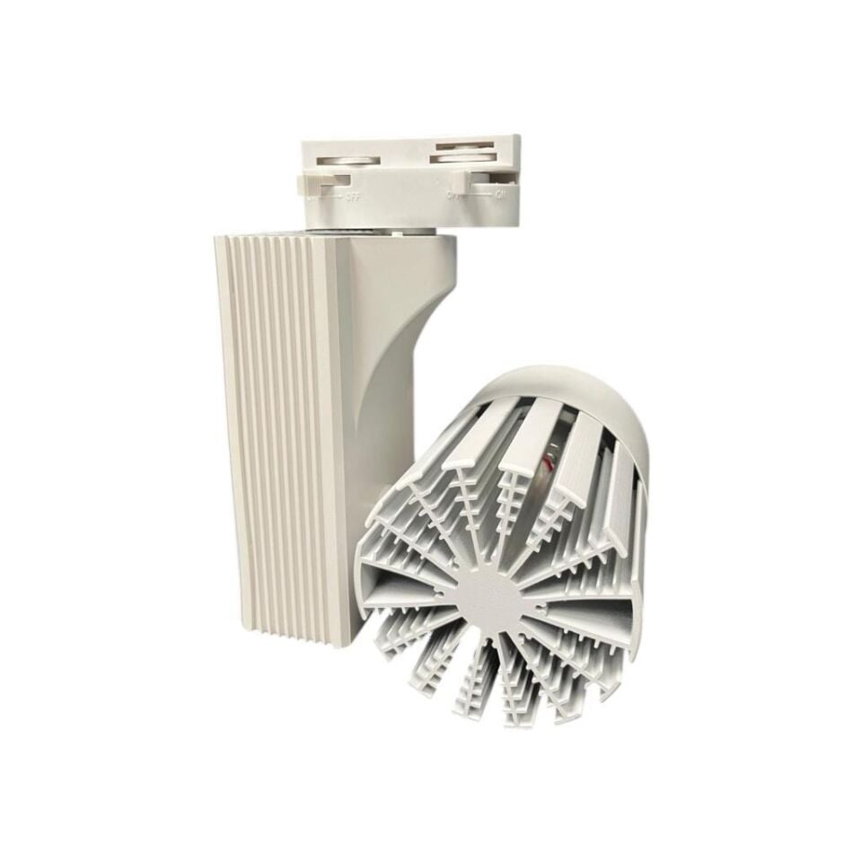 40 Watt Ledli Ray Spot Beyaz Kasa 6500K Beyaz Işık