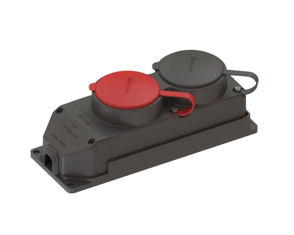 Ne-Ad Kauçuk 1 Trifaze - 1 Monofaze Grup Priz 4008