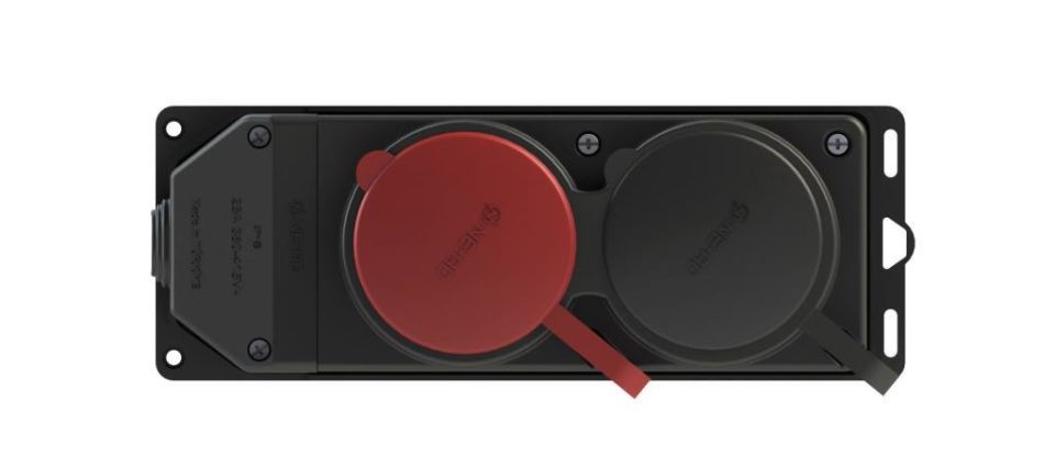 Ne-Ad Kauçuk 1 Trifaze - 1 Monofaze Grup Priz 4008