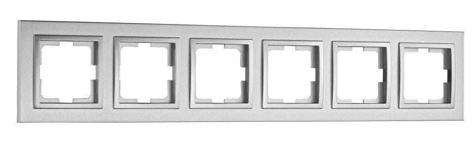 Mono Despina Metalik Gümüş Altılı Çerçeve