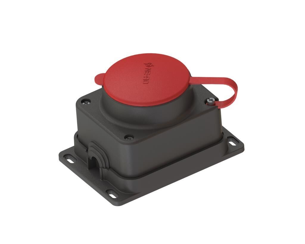 Ne-Ad Kauçuk 3x25 Amper Trifaze Duvar Prizi 4007