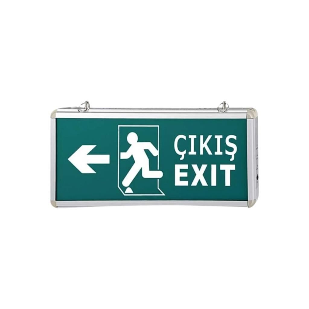CATA 9170 Exıt Acil Çıkış Yönlendirme Armatürü Çift Yönlü Ledli Şarjlı