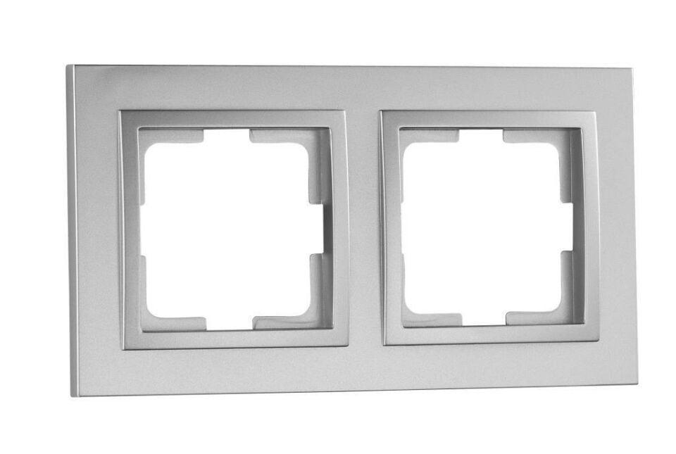 Mono Despina Metalik Gümüş İkili Çerçeve