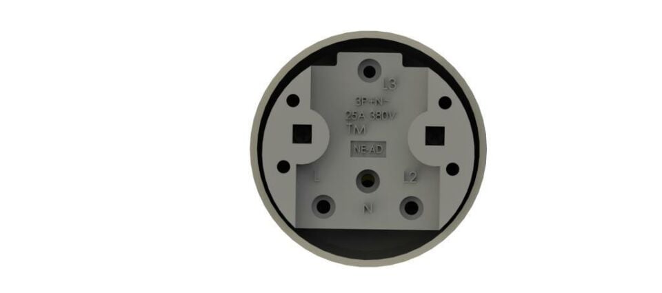 Ne-Ad Trifaze Duvar Prizi 3*25A 1005-P