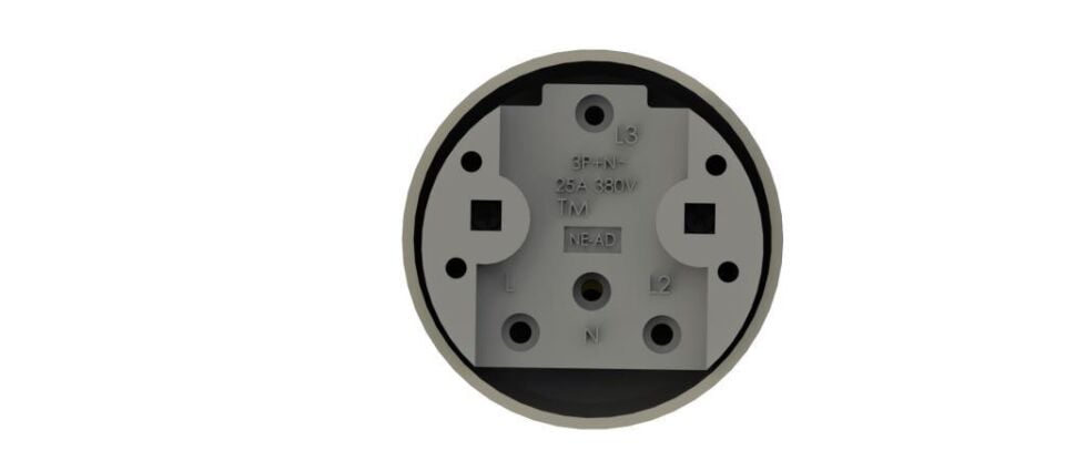 Ne-Ad Trifaze Duvar Prizi 3*25A 1005-P