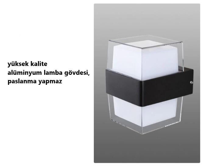 Cata Prizma Bora Led Aplik 10w Gün Işığı 3200K Iç Mekan Ve Dış Mekan