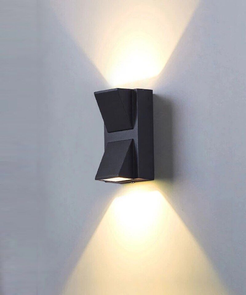 Cata CT-7065 Rodos 7W LED Dış Mekan Duvar Apliği 3200K Gün Işığı IP44 Siyah