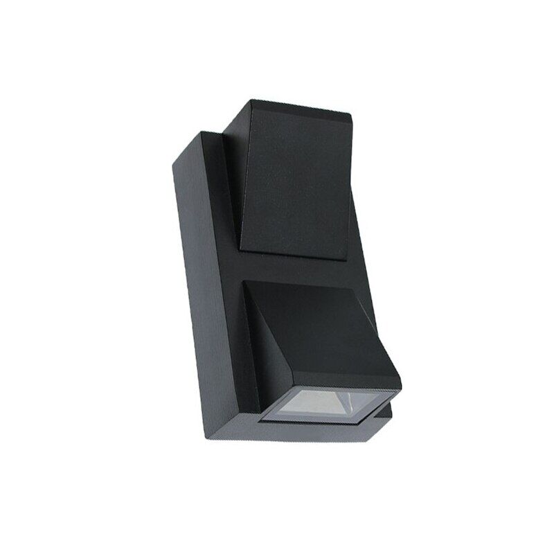 Cata CT-7065 Rodos 7W LED Dış Mekan Duvar Apliği 3200K Gün Işığı IP44 Siyah