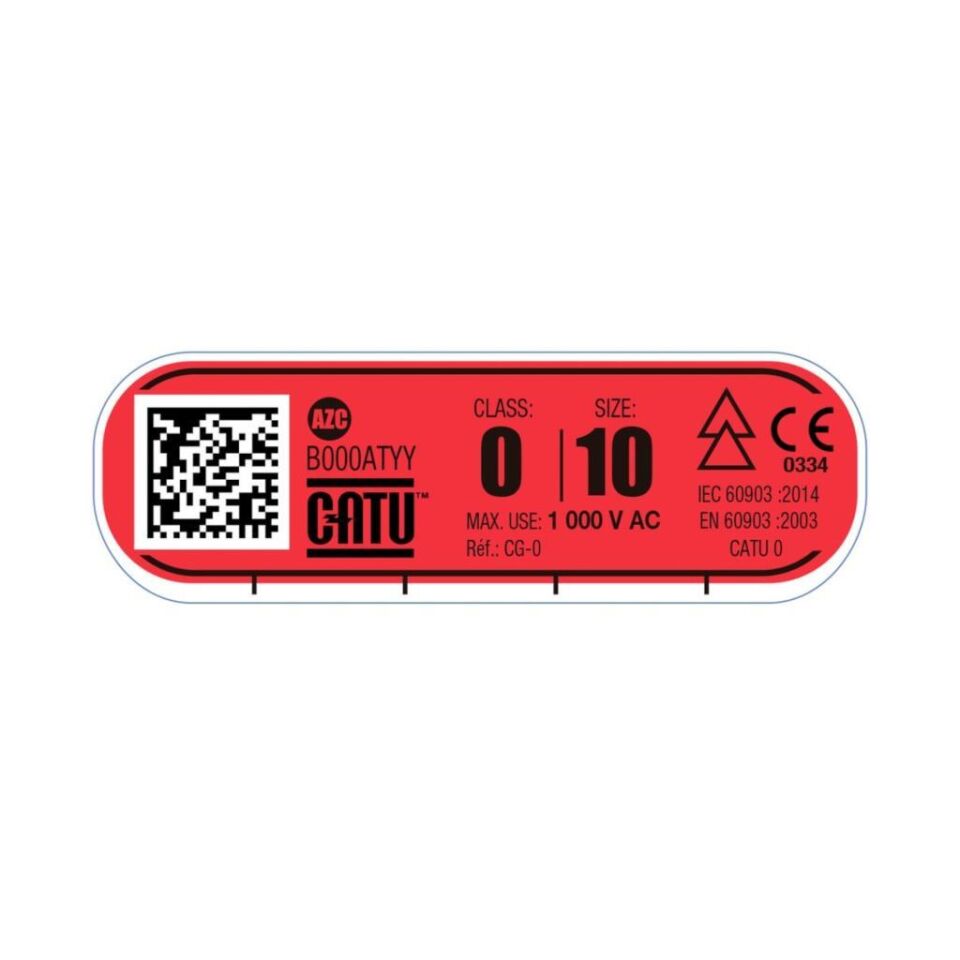 Catu Class 0 İzole Elektrikçi Eldiveni 1000V AC Test 5000V DC – Elektriksel Koruyucu Kauçuk Eldiven