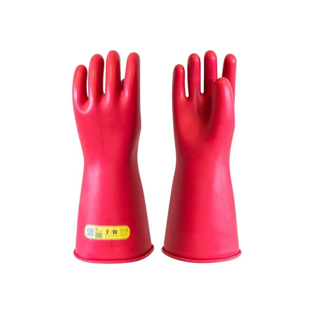 Catu Class 2 İzole Elektrikçi Eldiveni 17000V AC Test 20000V DC – Yüksek Gerilim Elektriksel Koruyucu Eldiven