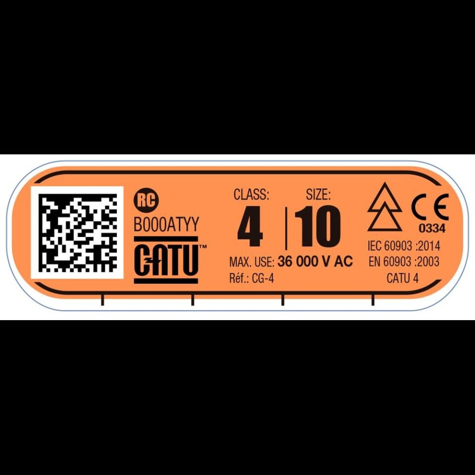 Catu Class 4 İzole Elektrikçi Eldiveni 36000V AC Test 40000V DC – Maksimum Gerilim Korumalı Elektriksel İzolasyon Eldiveni