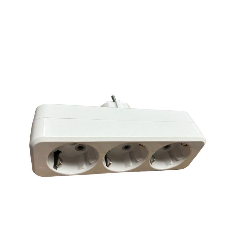 De-Pa Üçlü Topraklı Golyat Fiş Priz Çoğaltıcı