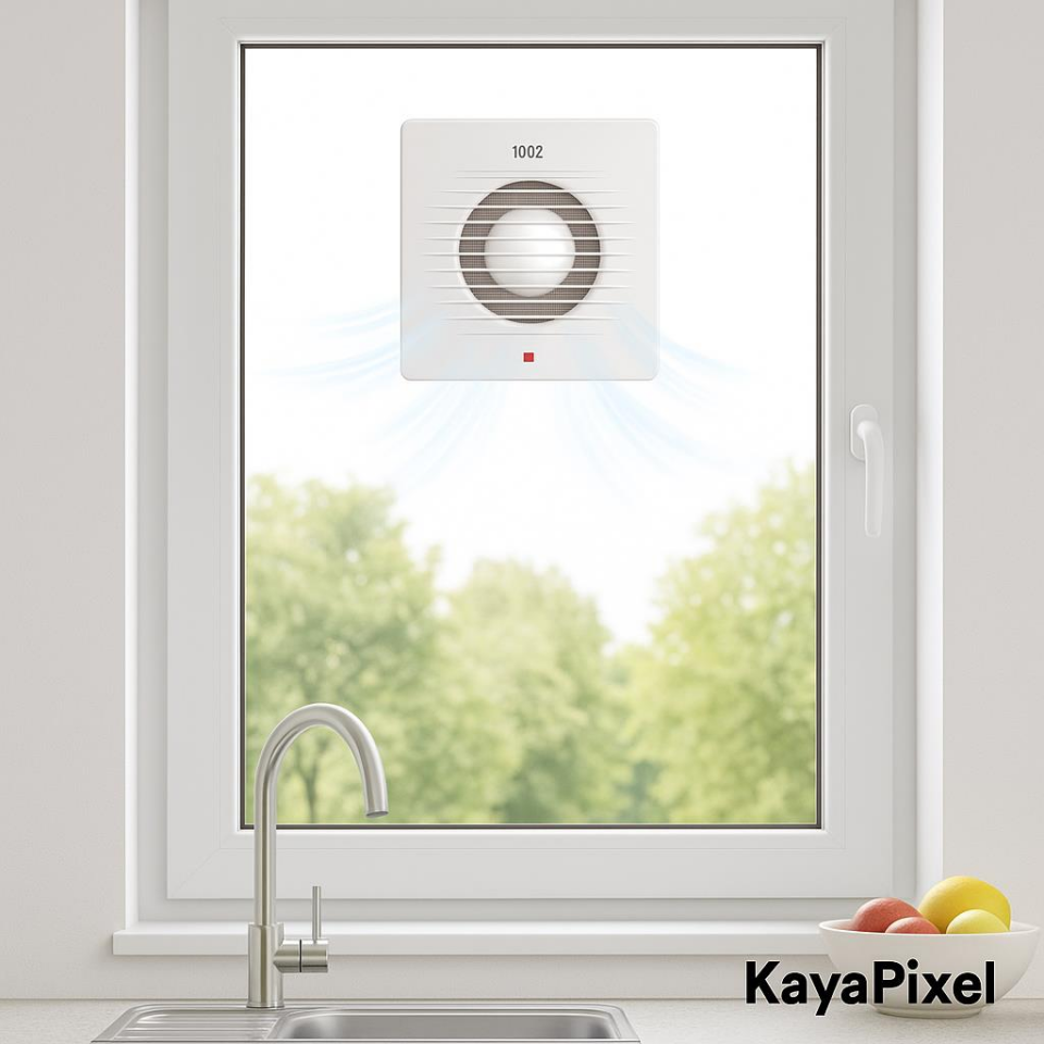 Horoz 15 cm (150’lik) Aspiratör | Banyo, Mutfak, WC Fanı | Duvar Tipi Sessiz Havalandırma Cihazı | Yüksek Debili Hava Tahliyesi