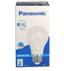 Panasonic 8,5w (60watt) 10 Adet Led Ampul Lamba E-27 Duy Beyaz Işık 6500k Led Aydınlatma
