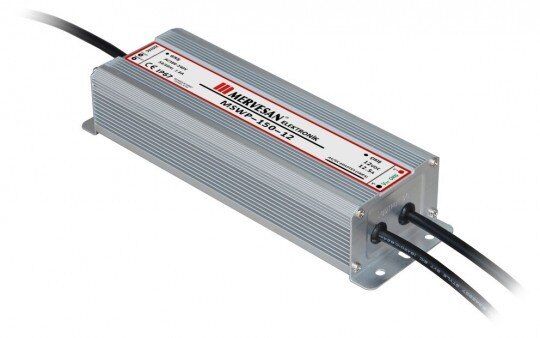 Mervesan 150 Watt 12V 12,5 Amper Led Trafosu IP67 Mtwp-150-12
