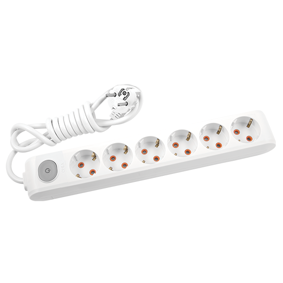 Viko Multilet 6 lı Anahtarlı 2 mt Kablolu Grup Priz Çocuk Korumalı