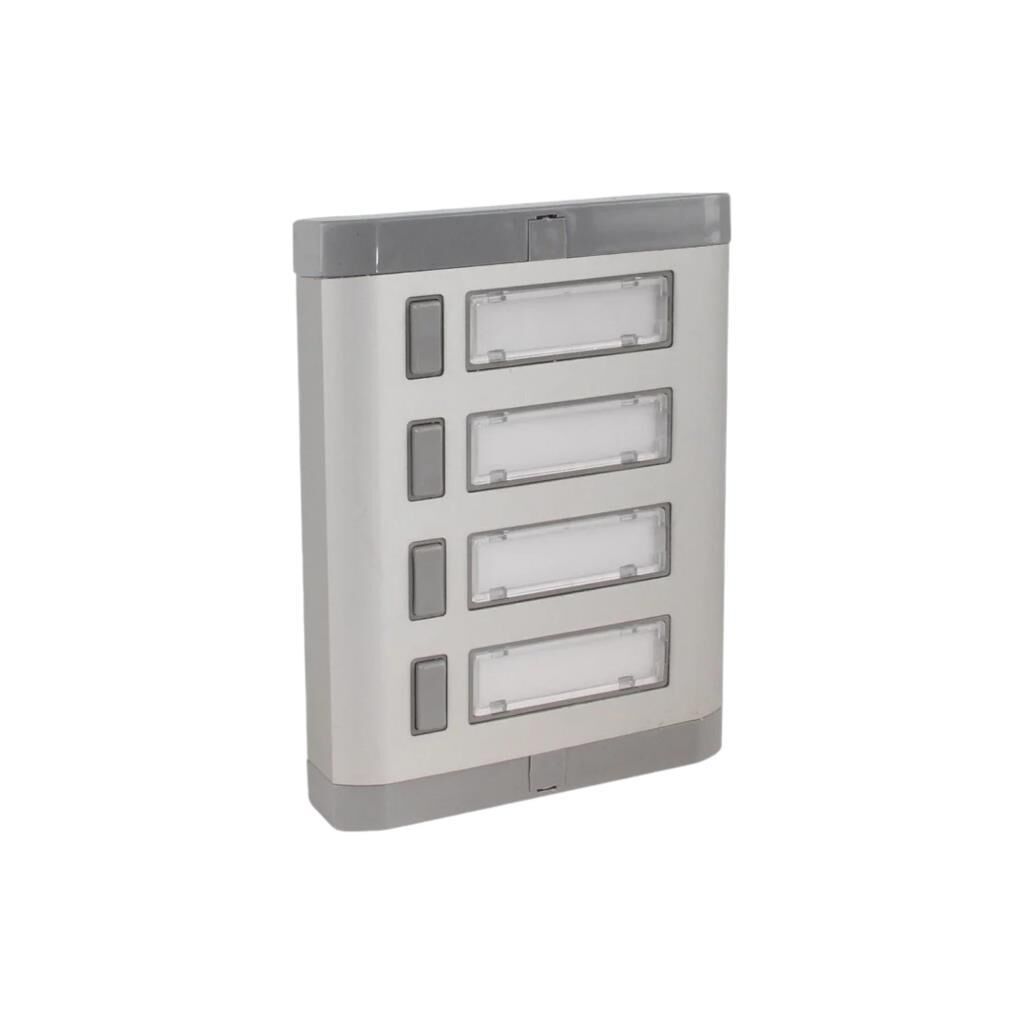 4'lü Aluminyum Zil Butonu Işıklı Hp'siz Yenişark