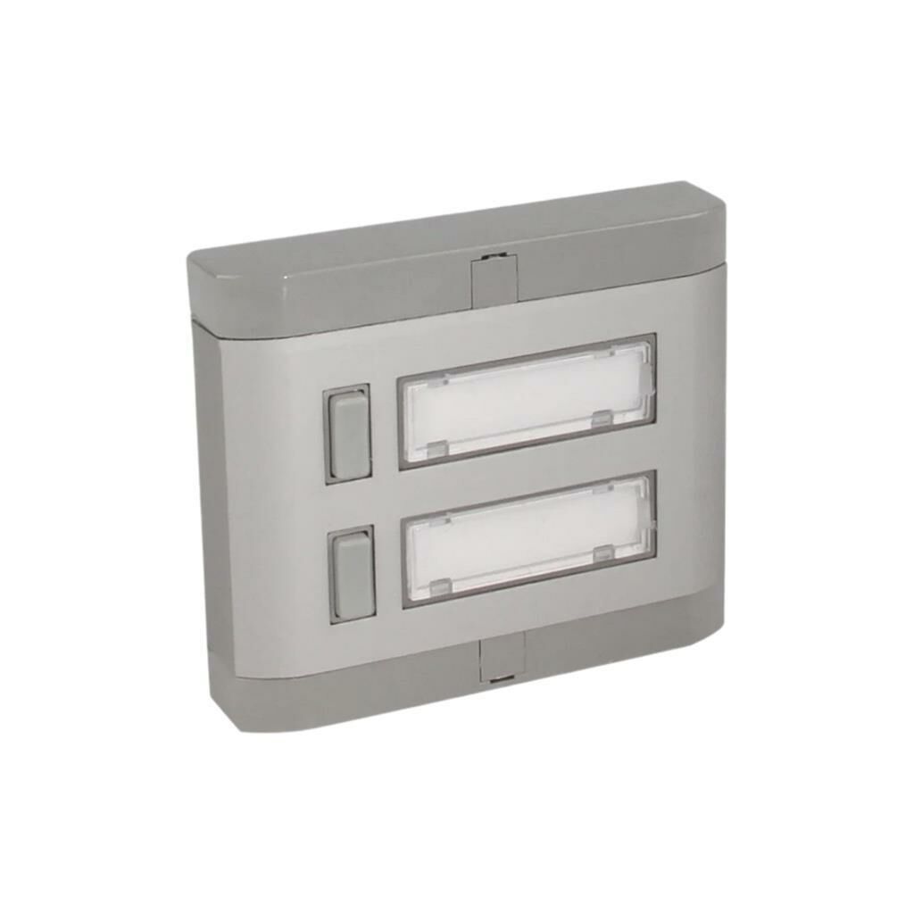 2'li Aluminyum Zil Butonu Işıklı Hp'siz Yenişark