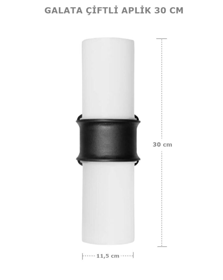 Galata Çiftli Aplik Duvar Yol Bahçe Aydınlatma Lambası Zita