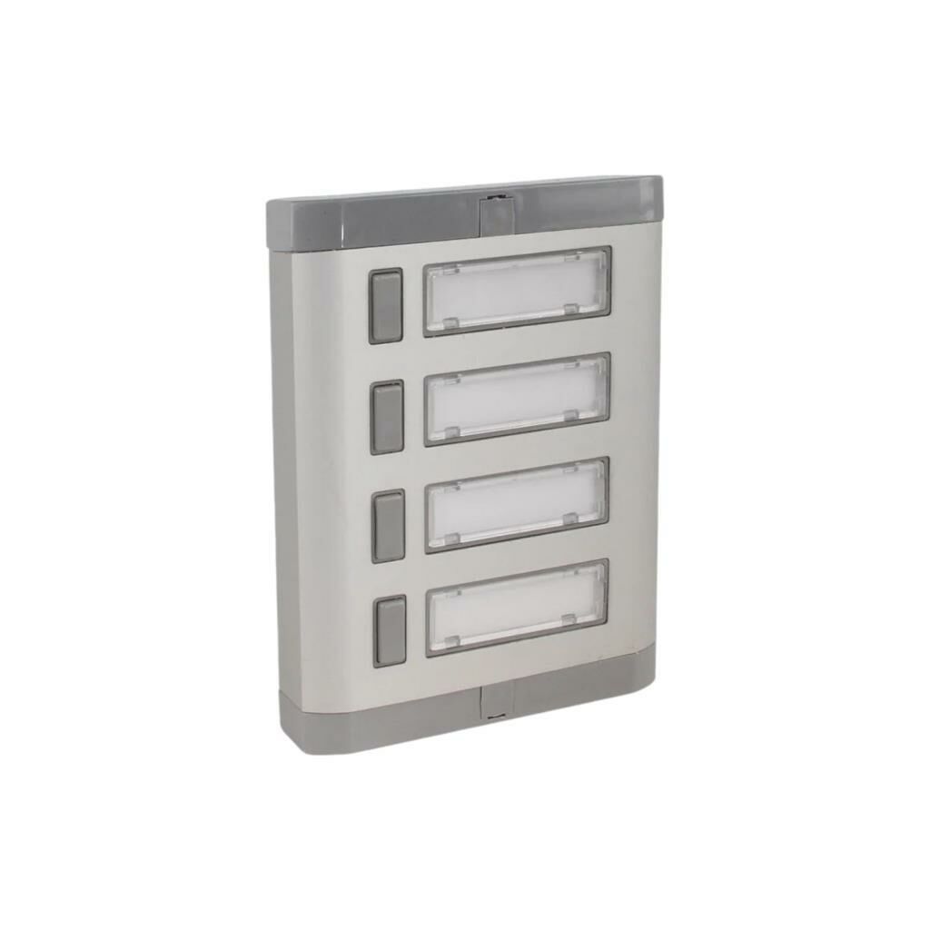 Aluminyum 4'lü Zil Butonu Işıksız Hp'siz Yenişark