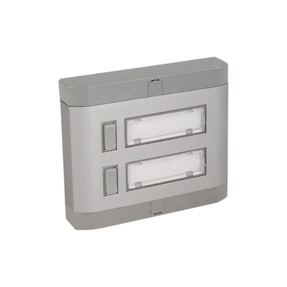 Aluminyum 2'li Zil Butonu Işıksız Hp'siz Yenişark