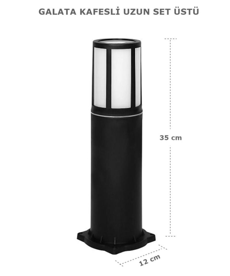 Zita Galata Bahçe Aydınlatma Kafesli 35cm E27 Duylu 271K