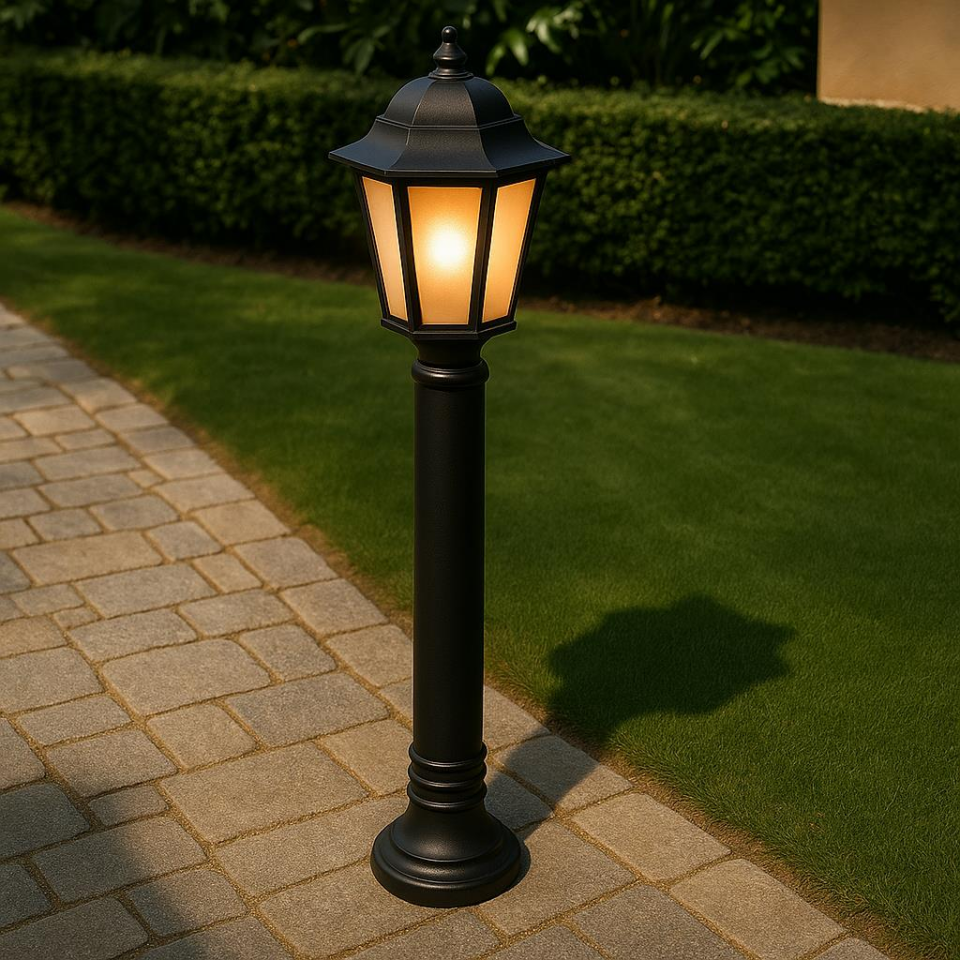 Zita Klas 90cm Bahçe Aydınlatma Direk E-27 Duylu Dış Mekan Set Üstü Yol Lambası Code/288-90