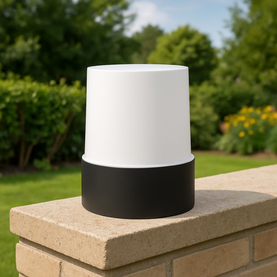 Zita Mars Set Üstü Bahçe Aydınlatma | E27 Duylu Dış Mekan Bahçe Lambası | IP54 ABS Gövde | Duvar ve Korkuluk Üstü Peyzaj Aydınlatma | Ampul Dahil Değil