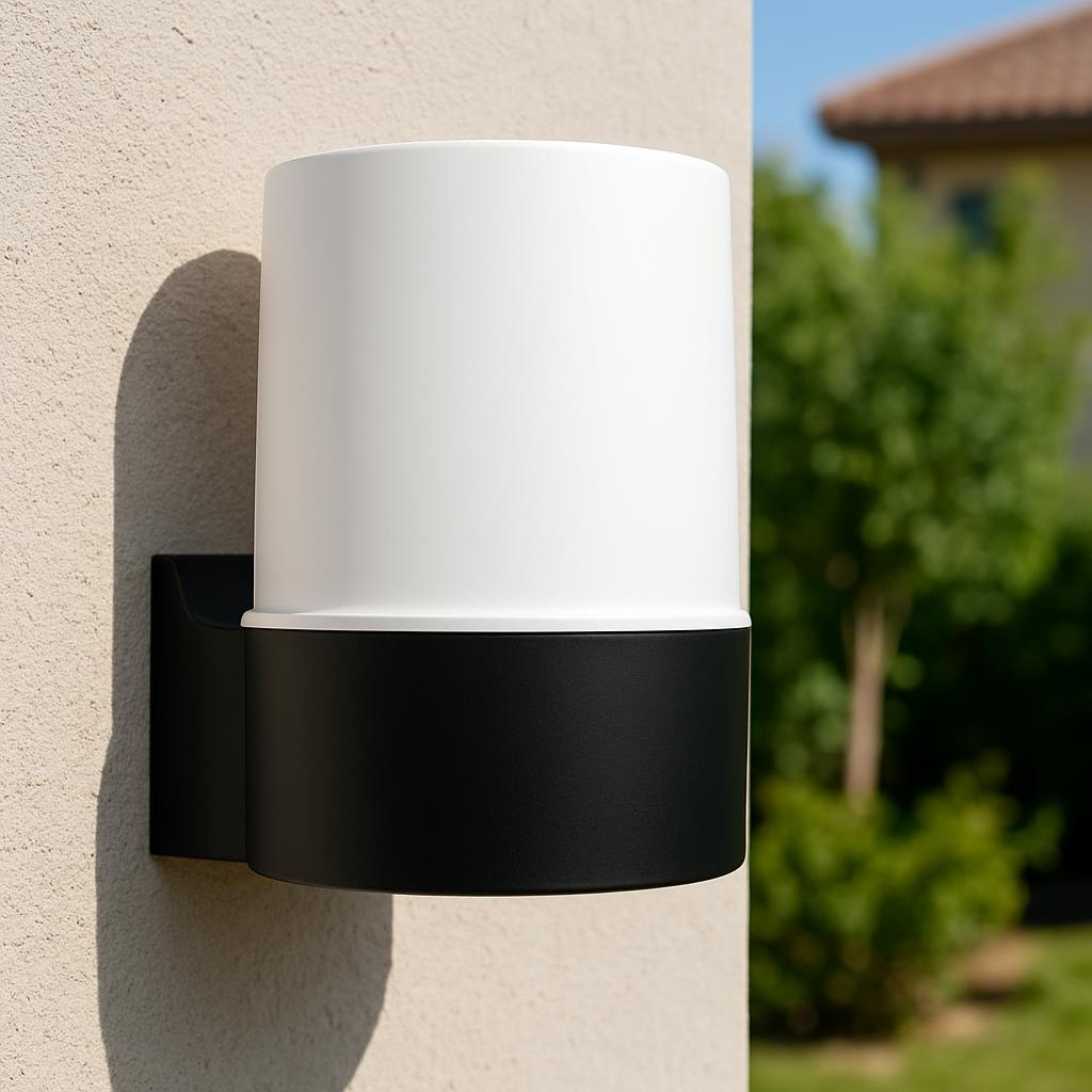 Zita Mars Bahçe Duvar Aplik | E27 Duylu Dış Mekan Aydınlatma | IP54 Su Geçirmez ABS Gövde | Duvar Üstü Peyzaj Apliği | Ampul Hariç