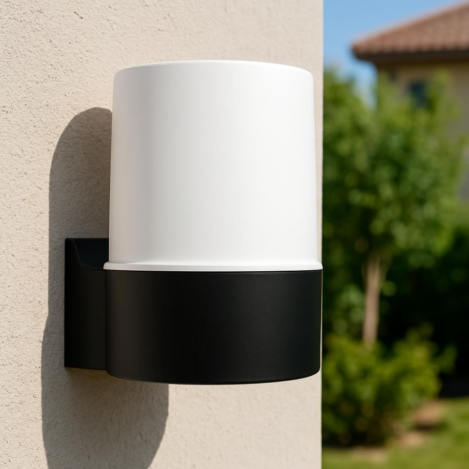 Zita Mars Bahçe Duvar Aplik | E27 Duylu Dış Mekan Aydınlatma | IP54 Su Geçirmez ABS Gövde | Duvar Üstü Peyzaj Apliği | Ampul Hariç