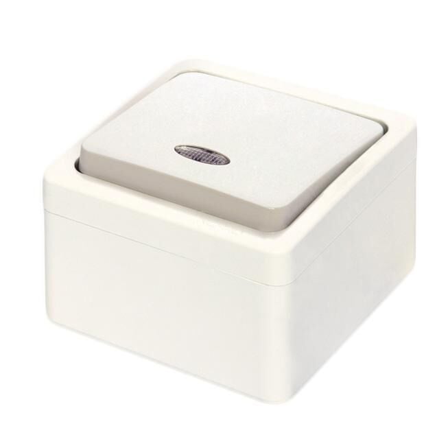 Ne-Ad Sıva Üstü Işıklı Light Anahtar 95-04