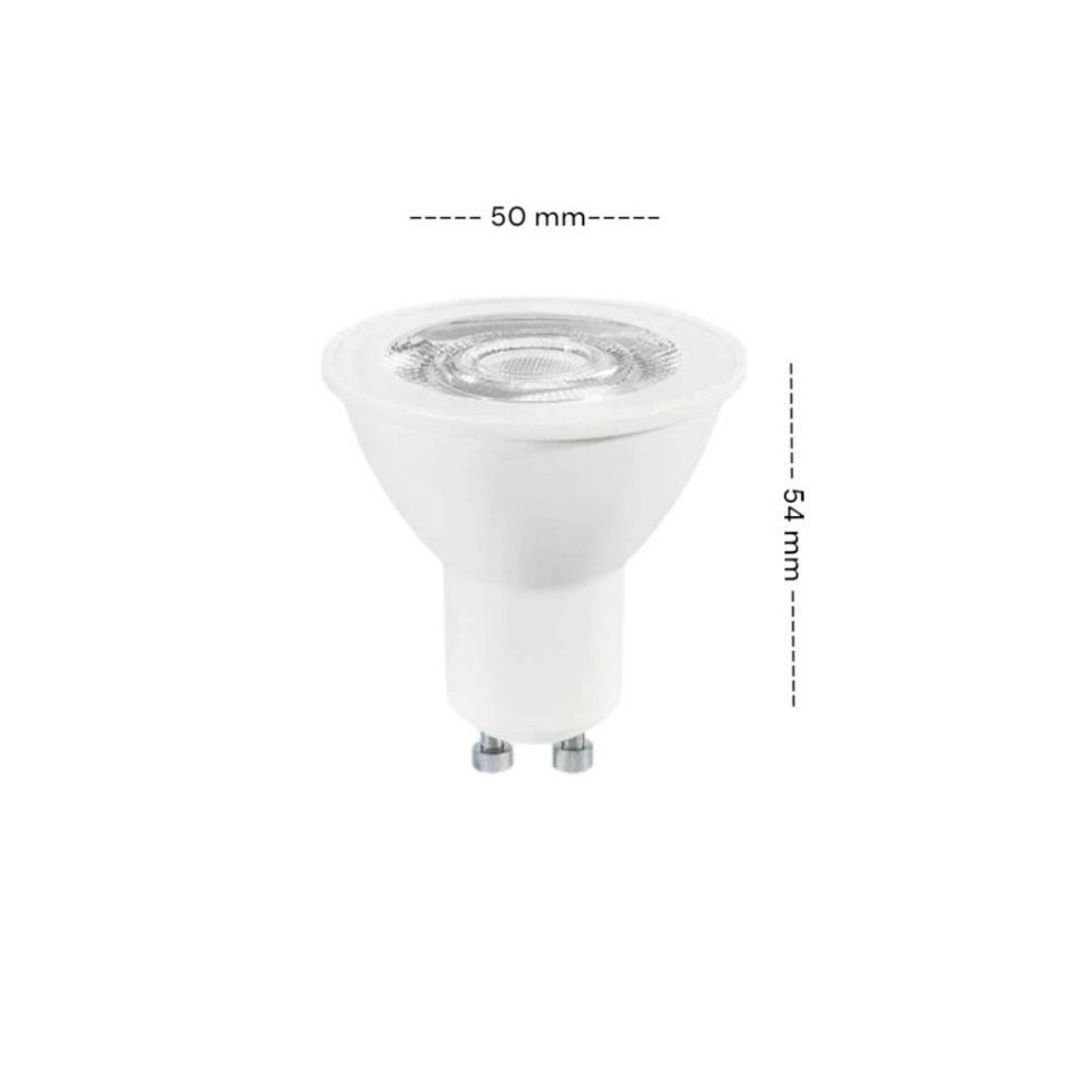 Osram GU10 4,5W LED Ampul 6500K Beyaz Işık – 10’lu Ekonomik Paket, 350 Lümen, 36° Açı, 15.000 Saat Ömür, Enerji Sınıfı F