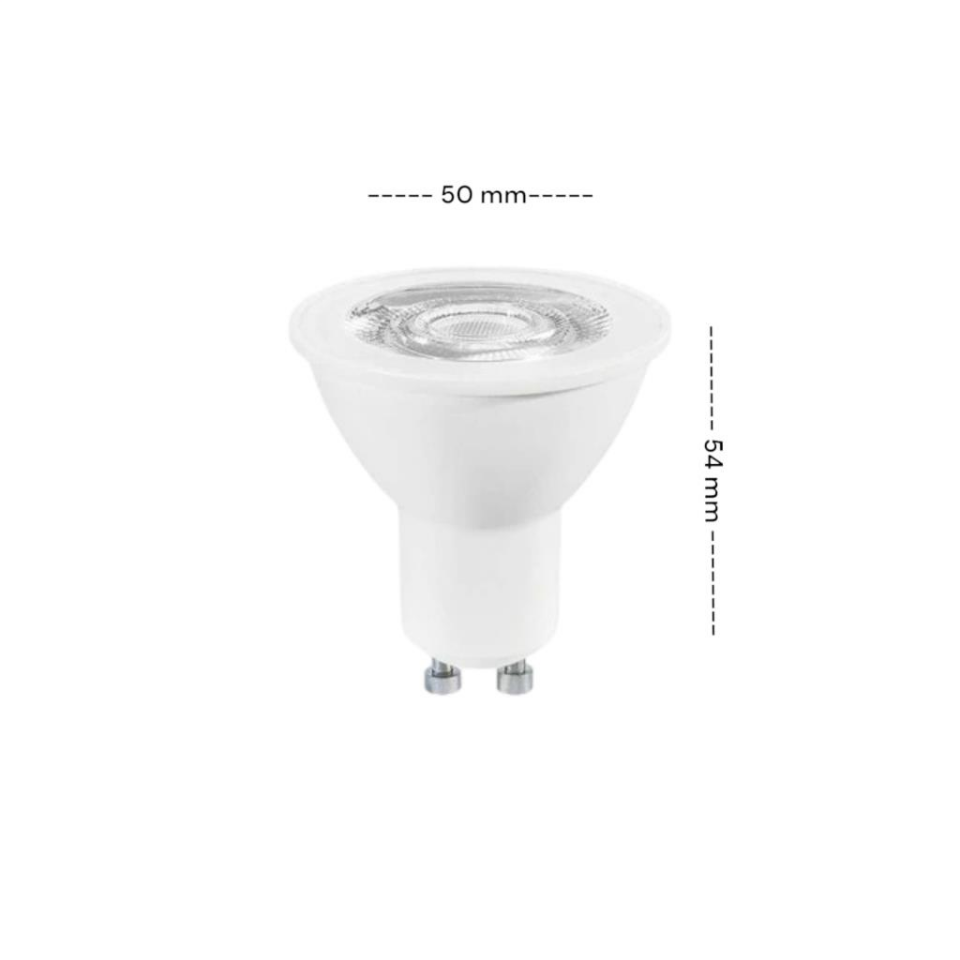Osram 4,5W GU10 LED Ampul 10'lu Paket | 3000K Sarı Işık | 350 Lümen | 36° Aydınlatma Açısı | Uzun Ömürlü Enerji Tasarruflu Ampul
