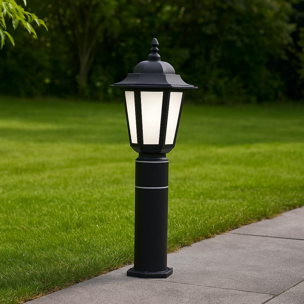 Zita Klas 60cm Bahçe Aydınlatma E-27 Duylu Direk Dış Mekan Aplik Bahçe Yol Lambası Code/288-60