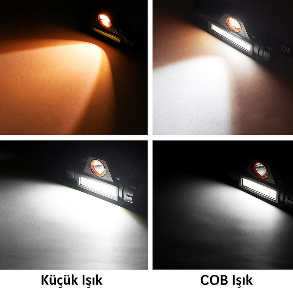 CATA CT-9120 Mir LED Şarjlı Kafa Feneri | 200 Lümen, Döner Başlıklı, Çift Fonksiyonlu, Ayarlanabilir Bantlı, IP44 Suya Dayanıklı