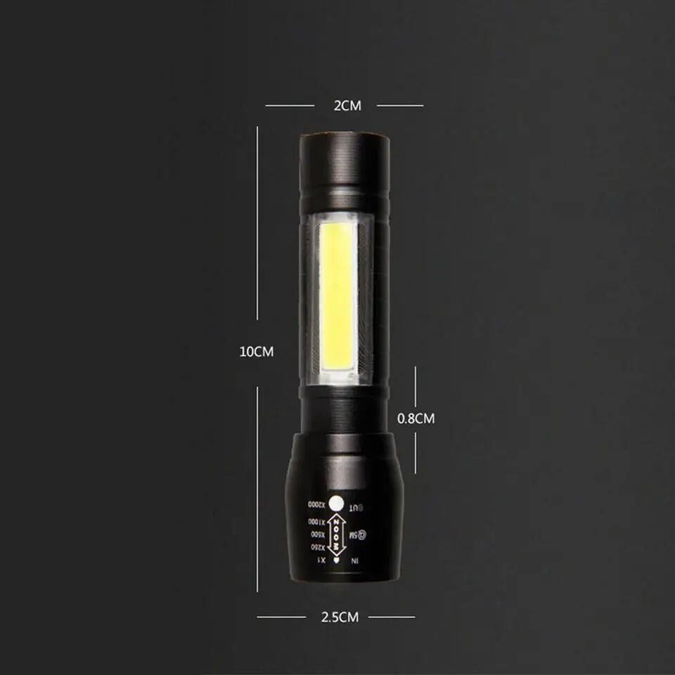 Cata Mini Boy Police El Feneri USB Şarjlı Taktikal Fener 3 Fonksiyon Cata CT-8024
