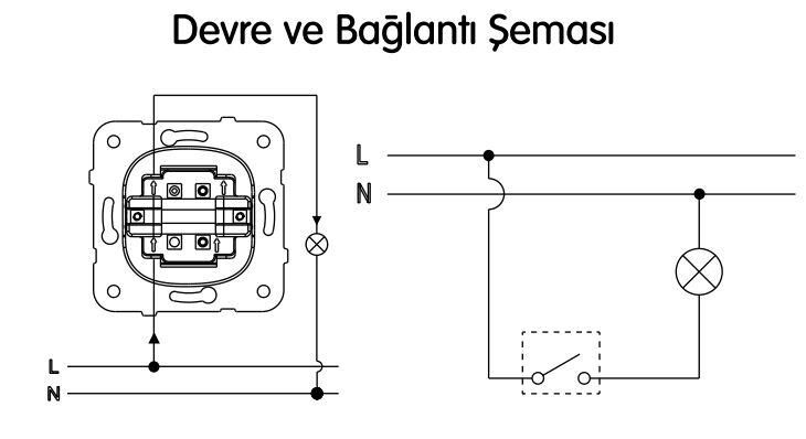 Viko Karre Beyaz Tekli Anahtar – Çerçeveli, 10A 250V, Sıva Altı – Modern Beyaz Tasarım